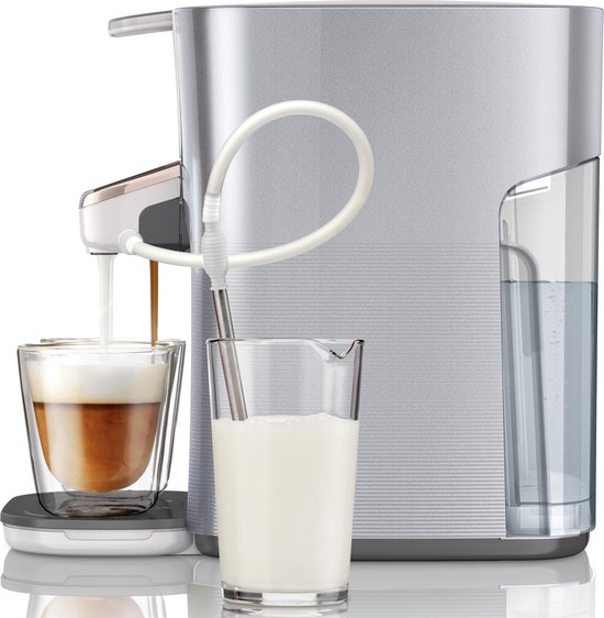 Philips Senseo Latte Duo HD785720 Koffiepadapparaat Pearl Silver Philips Senseo Latte Duo HD785720 Koffiepadapparaat Pearl Silver