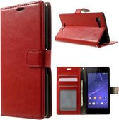 Cyclone wallet hoesje Wallet hoesje Sony Xperia E3 rood