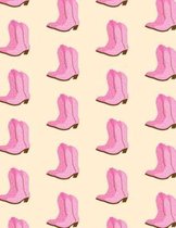 Pink Cowboy Boots Notebook