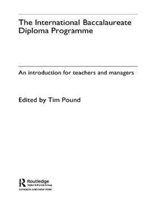 The International Baccalaureate Diploma Programme