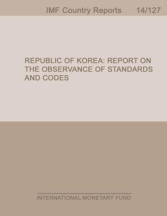 Republic of Korea Report on the Observance of Standards and Codes