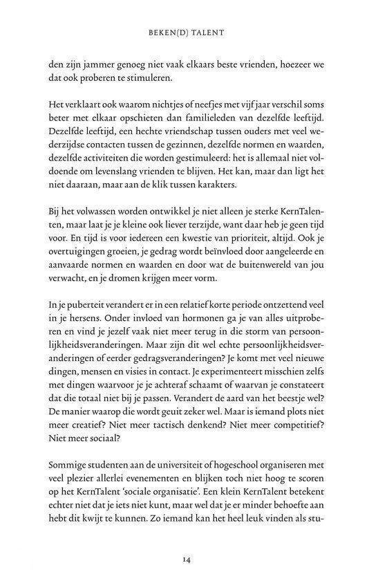 Beken(d) talent