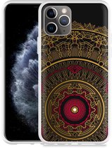 Geschikt voor Apple iPhone 11 Pro Hoesje Mandala Fantasie - Designed by Cazy