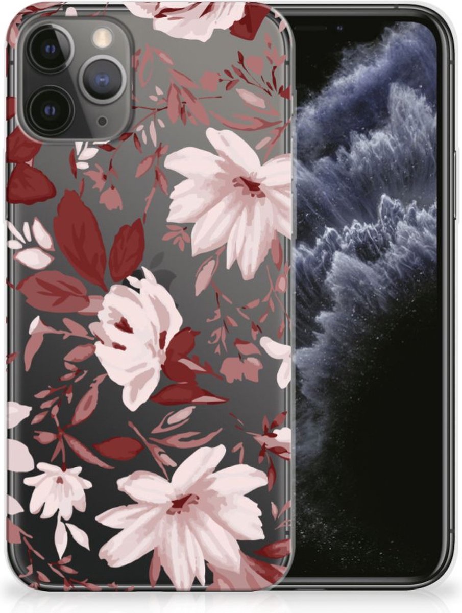 Hoesje maken Apple iPhone 11 Pro Watercolor Flowers