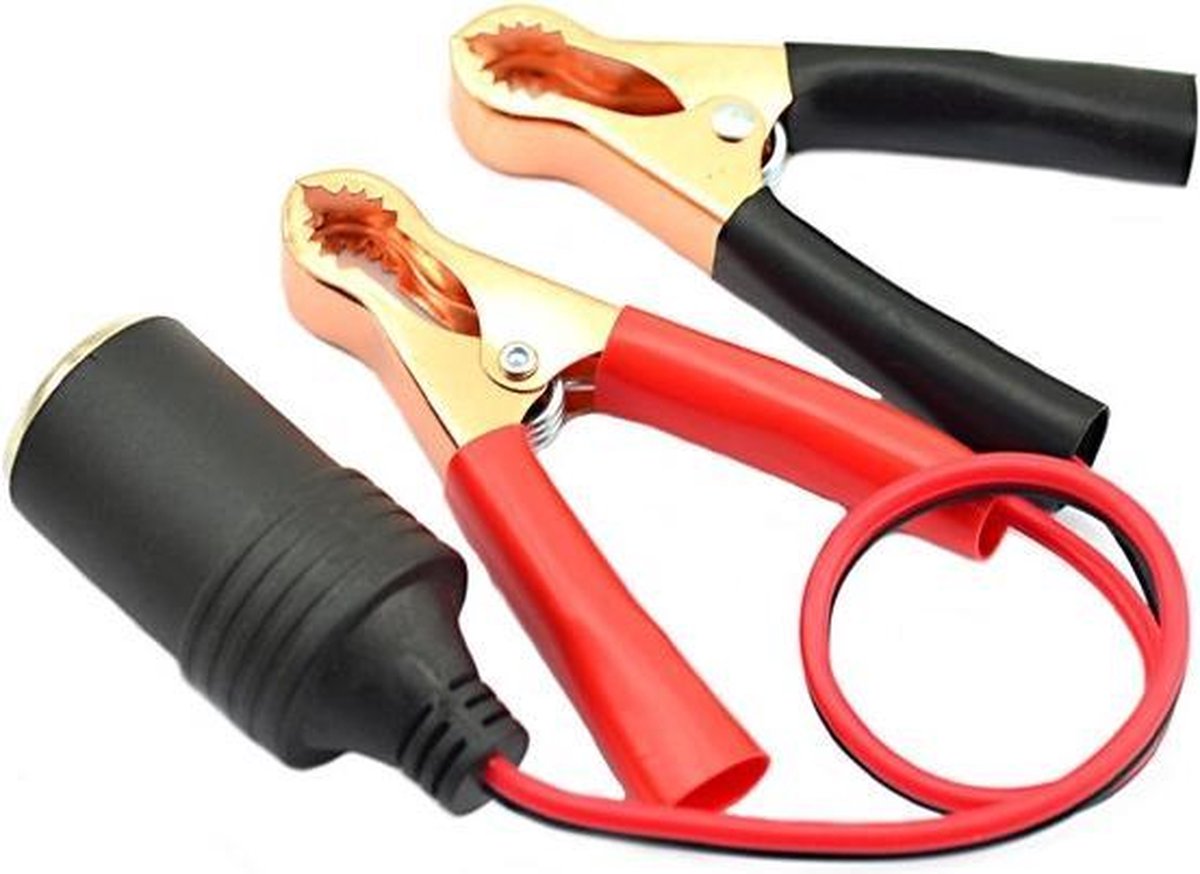 Car Battery Cable Clamp met sigarettenaanstekerpoort