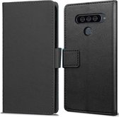 Book Wallet hoesje voor LG G8S ThinQ - zwart