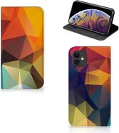 Stand Case Geschikt voor iPhone 11 Polygon Color