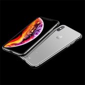 Let op type!! JOYROOM Smooth Series Shockproof Transparent TPU + Glass Protective Case for iPhone XS Max (White)