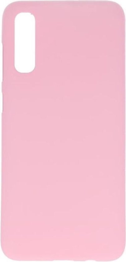 Bestcases Color Telefoonhoesje - Backcover Hoesje - Siliconen Case Back Cover voor Samsung Galaxy A30s - Roze