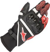 Alpinestars GP X V2 Black White Bright Red Motorcycle Gloves 2XL