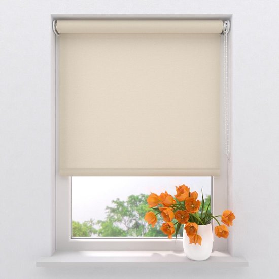 Rolgordijn Easy Lichtdoorlatend - Cream - 210 x 190 cm