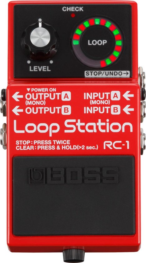 Foto: Boss rc 1 loop station delay echo looper pedaal