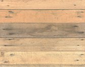 HORIZONTALE PLANKEN BEHANG - Beige Bruin Grijs - AS Creation Il Decoro