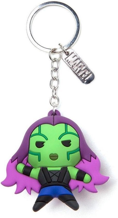 Marvel - Gamora Kawaii 3D Rubber Keychain