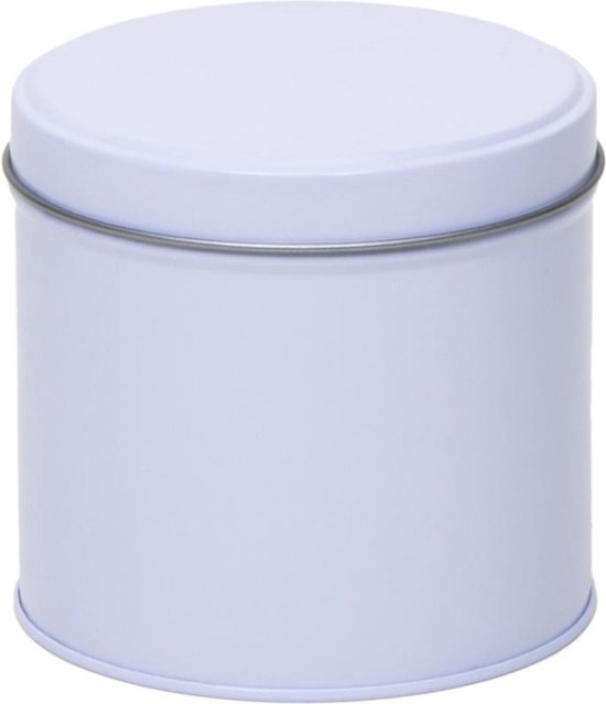 Boîte de rangement ronde blanche / Boîte de rangement 10 cm - Dosettes / tasses à café blanches Boîtes de rangement - Boîtes de rangement