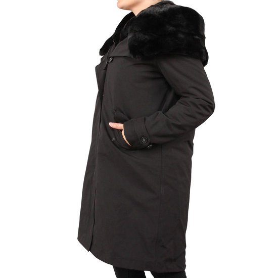 airforce teddy parka long