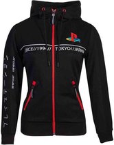 Playstation Vest met capuchon -S- Cut & Sew Tech Zwart