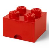 Tiroir de rangement Lego - Brique 4 - Rouge