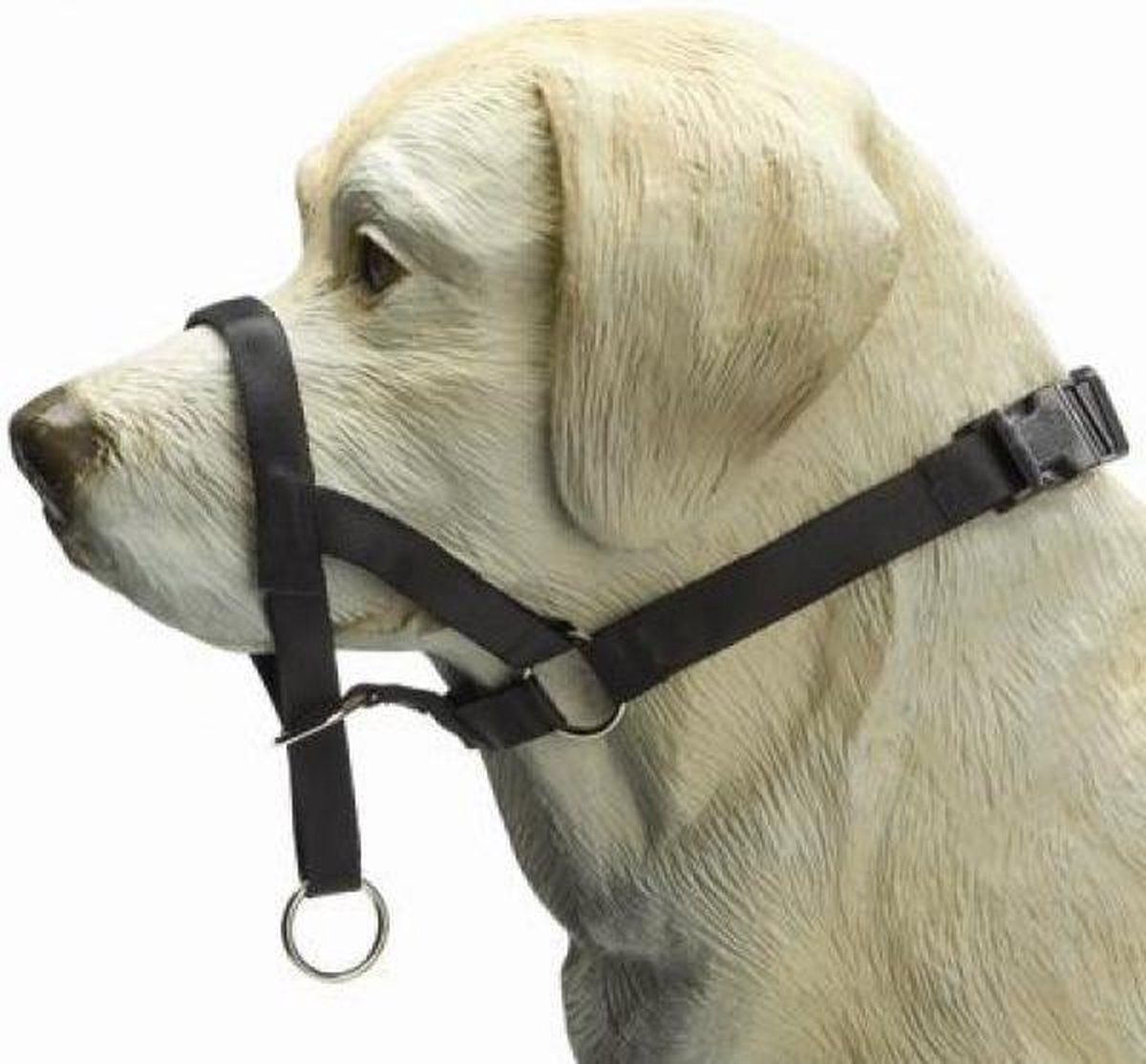 Beeztees Dog Control - Gentle Leader - Zwart - Nylon - XL