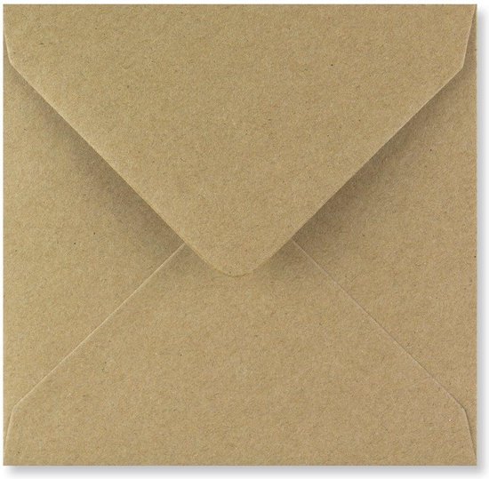 ledematen Meisje Oswald Kraft vierkante enveloppen 14 x 14 cm 100 stuks | bol.com