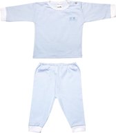 Beeren Bodywear Unisex Pyjama Stripe - Blauw - Maat 50/56