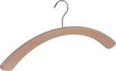 De Kledinghanger Gigant - 8 x Garderobehanger Nizza beukenhout naturel gelakt, 45 cm