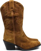Red-Rag Dames Enkellaarsjes 77048 - Bruin - Maat 37