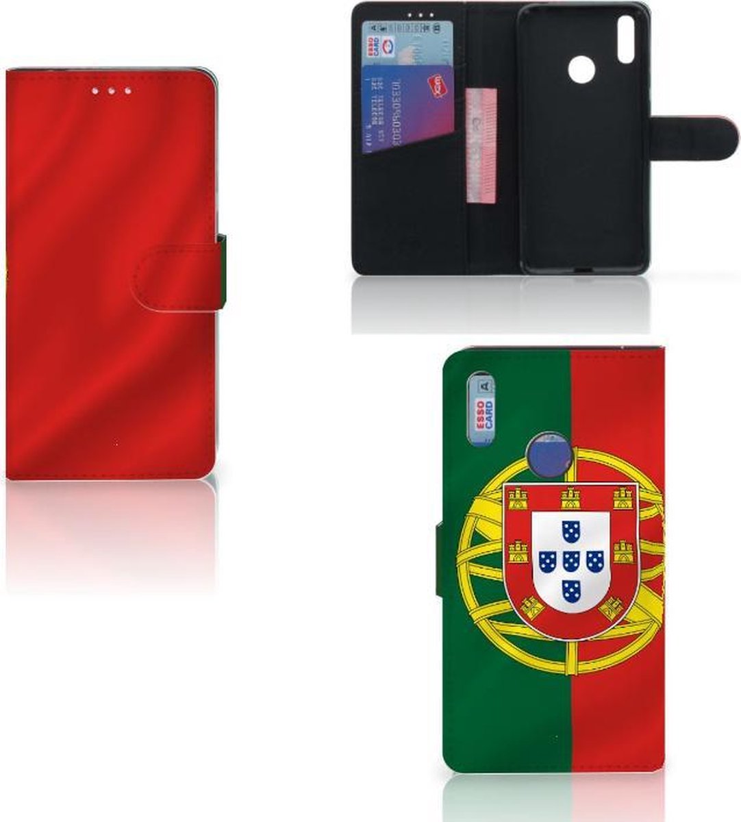 Huawei Y7 (2019) Bookstyle Case Portugal