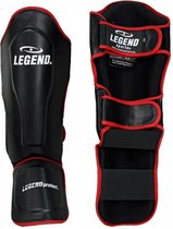 Legend Sports Shin Guards Best Unisexe Noir / Rouge Taille S