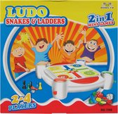 Lg-imports Ludo & Ladderspel 2-in-1 Minigames