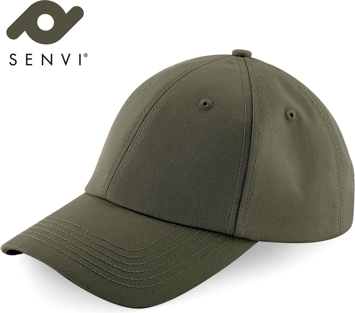 Senvi Authentic Baseball Cap - Kleur Olive
