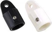 Buis stopper met oog 19mm kleur wit (GS72224)