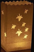 10 x Candle bag HERFST, windlicht, papieren kaars houder, lichtzak, candlebag, candlebags,  lampion, sfeerlicht, bedrukt, logo, foto