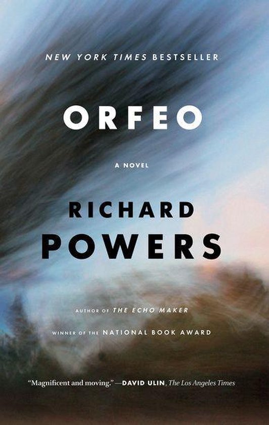 Boek "Orfeo" van Richard Powers. New York Times bestseller. "Magnificent and moving."