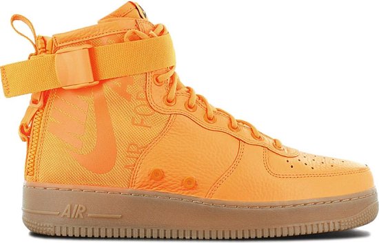 Nike AIR FORCE 1 MID - OBJ - Heren Sneakers Sportschoenen Schoenen oranje  917753-801 | bol.com