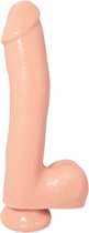 Pipedream Basix Rubber Works realistische dildo Dong With Suction Cupkin beige - 10 inch