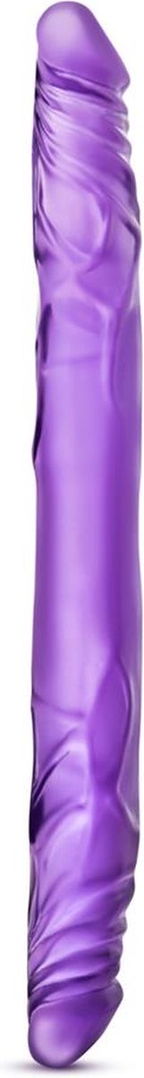 Goedkoopste Blush Dildo Love Toy B YOURS 14INCH DOUBLE Paars