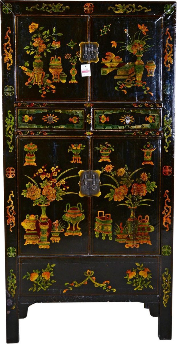 Fine Asianliving Antieke Chinese Kast Handbeschilderd - Chinees Stilleven  Chinese... | bol.com