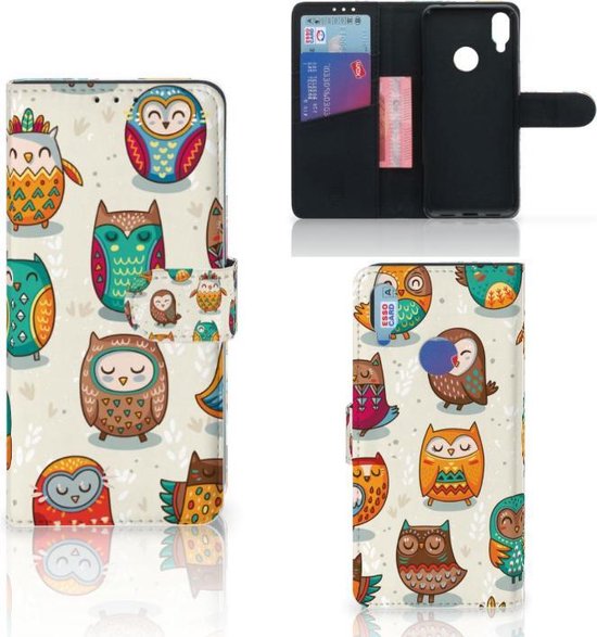 Coque pour Xiaomi Redmi Note 7 Coque Téléphone Heureux Owls | bol.com
