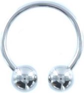 Circular Barbell piercing - 1,2 mm x 10 mm x 4 mm