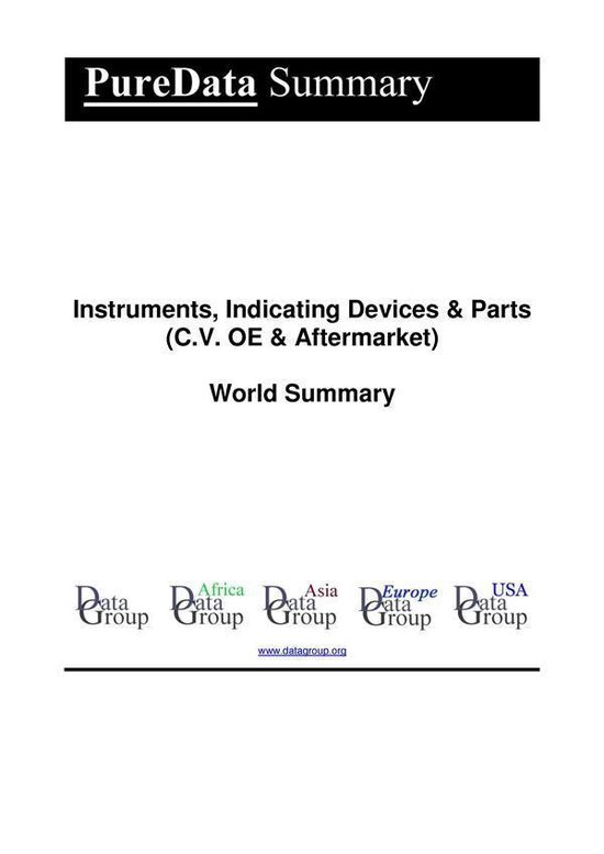 PureData World Summary 4138 - Instruments, Indicating Device ... - cover