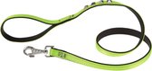 hondenriem Dual 120 x 2 cm nylon/staal groen