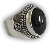 Zilveren ring Black Onyx