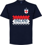 Engeland Team T-Shirt - Navy - L