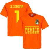 Mexico J. Corona Keeper Team T-Shirt - Oranje - M