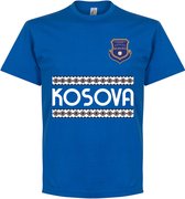 Kosovo Team T-Shirt - Blauw - M