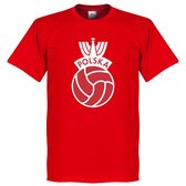 Polen Vintage Logo T-Shirt - Rood - XL