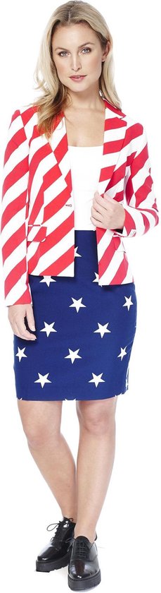 Costume de thème de pays | USA American Woman Opposuit | Femme | Taille 34  | Costume... | bol.com
