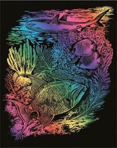 Sequin Art • Krasfolie rainbow sealife