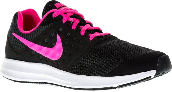 Nike Downshifter 7 Hardloopschoenen - Maat 40 - Meisjes - zwart/roze |  bol.com